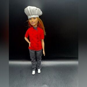 Barbie Chef Doll You Can Be Anything - With Chef Hat And Complete Outfit Blonde